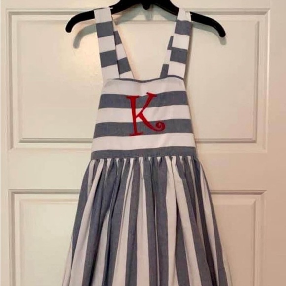 Kelly’s Kids Dress Monogrammed “K” - Picture 1 of 1